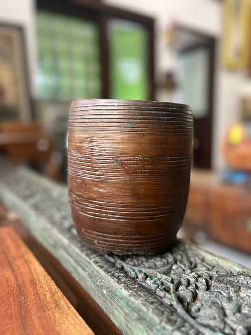 Wooden Holder / Planter / Vase