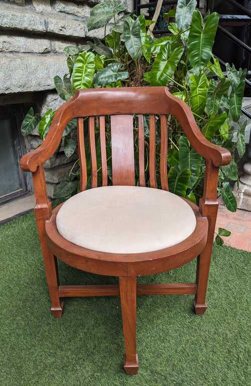 Wooden Chair with Cushioned seat
