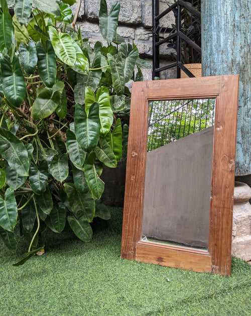 Wooden Frame with Mirror