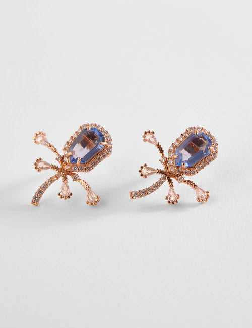 The Faena Mini Stud Earrings in Tanzanite