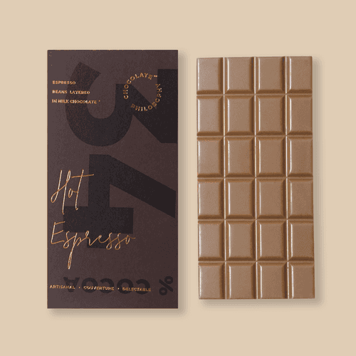 Espresso -  34% MILK CHOCOLATE, 100G