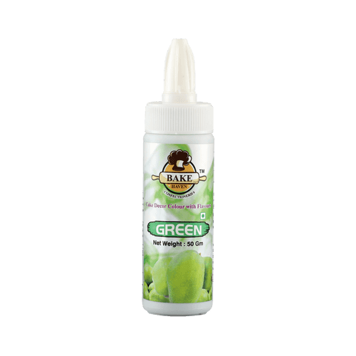 Bake Haven Cake Decor Spray Powder Colour with Flavours - Green - 50g