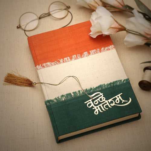 Journal Hardbound Tiranga & Vande Matram Bookmark