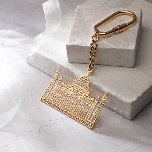 Keychain Taj Mahal - Goldplated