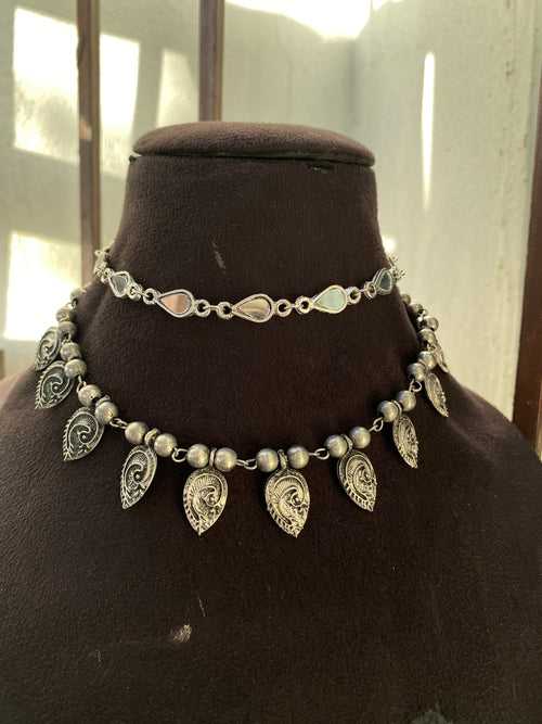 Antique Double Layer Choker