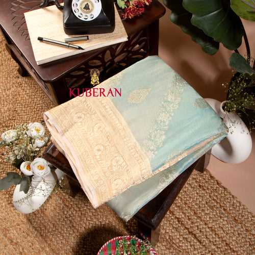 KUBERAN PALE LEAF MYSORE SILK SAREE