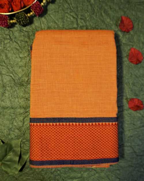 Kuberan Orange Dance Practice Saree