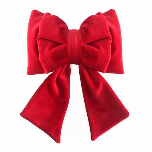 Red Velvet Sash Bow