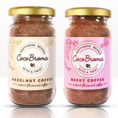 Instant Coffee Powder with Hazelnut & Berry, 60 G - Pack of 2