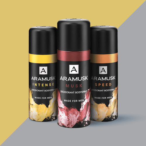 Pack of 3 Deodorants - Musk + Speed + Intense