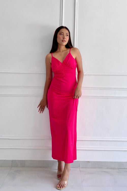 Hot Pink Bodycon Dress