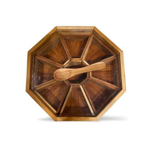 KVG Hax 9 Spice Box with Wooden Spoon | 1 Pc