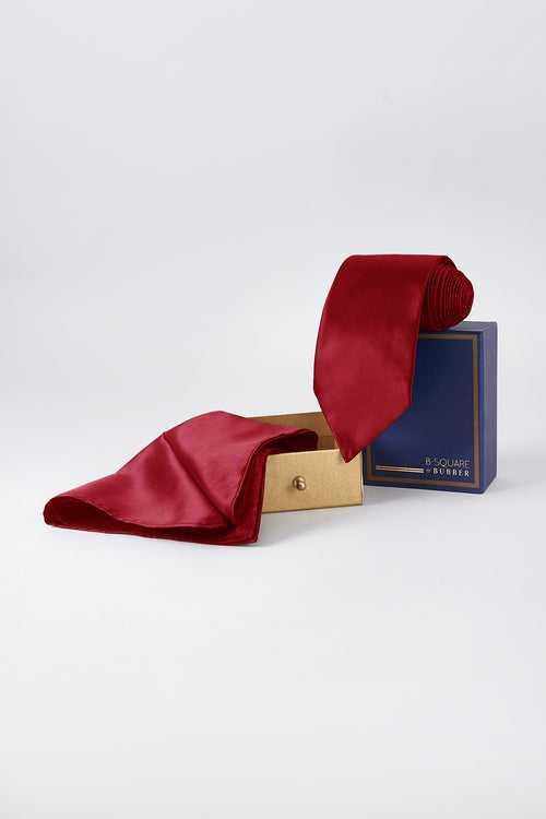 Necktie & Pocket Square Box - Cardinal