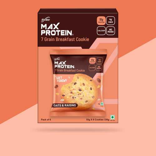 Max Protein Oats & Raisins Cookie (Pack of 6)