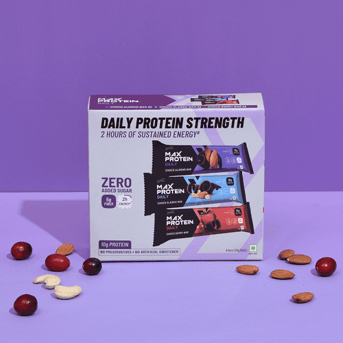 Max Protein Daily Variety Bars - Pack of 6