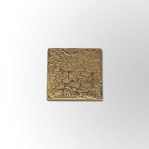 Crackle Gold Brass Metal Square Door Handle