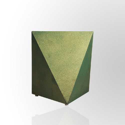 Green Concrete Prism Stool