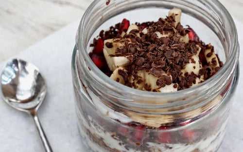 Dark Chocolate Granola Parfait