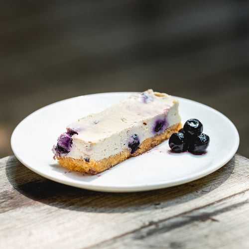 Lemon Blueberry Keto cheesecake