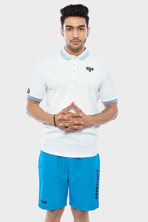 HEAVY WHITE PATRIOT COLLECTION POLO SHIRT