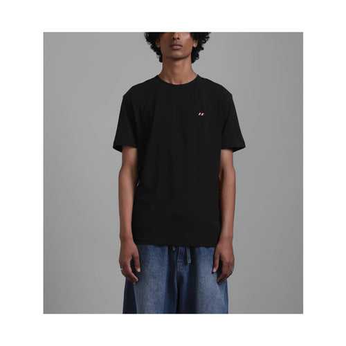 SuperHUEMN Striped Fitted T-shirt (Black)