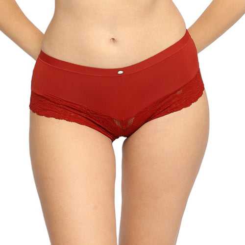 Mid Rise Medium Coverage Lace Shorty Cheeky Panty-FP-1550