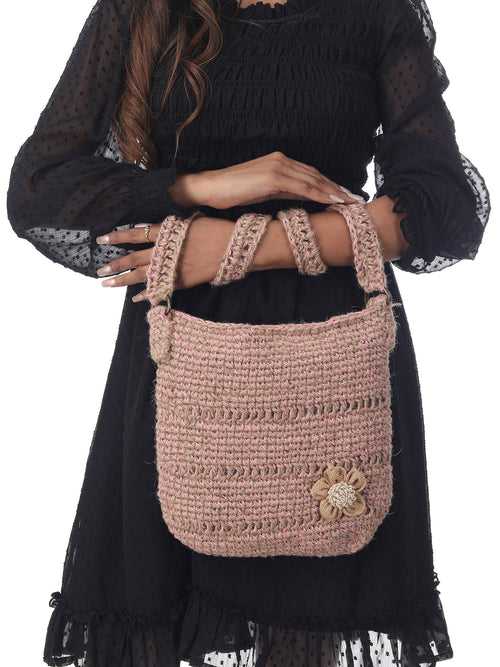 Blush Jute Market Bag