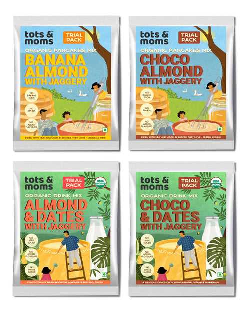 Trial Pack - Pancake and Drink Mix Combo 4 Packs