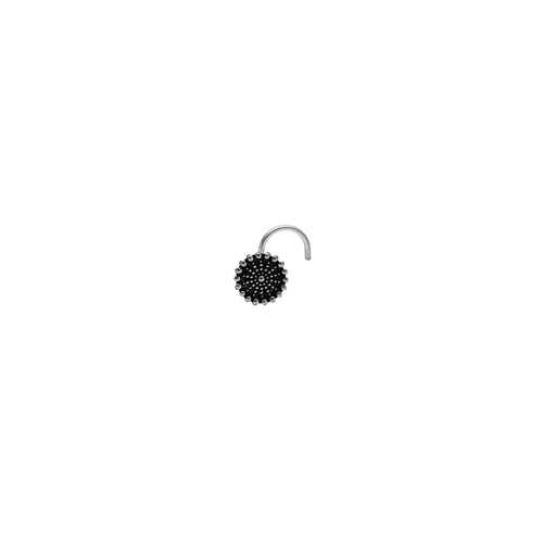 Oxidised Silver Classic Nose Pin