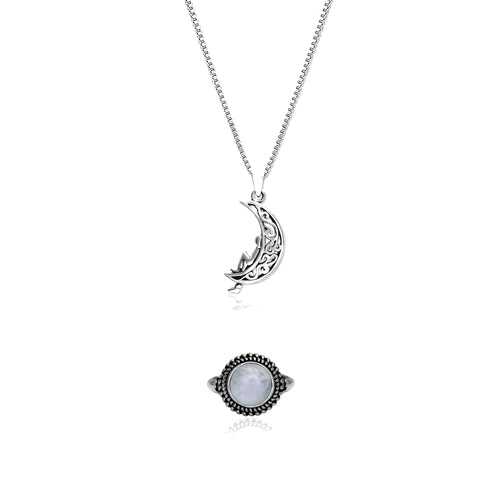 Silver Unwind Moon Set