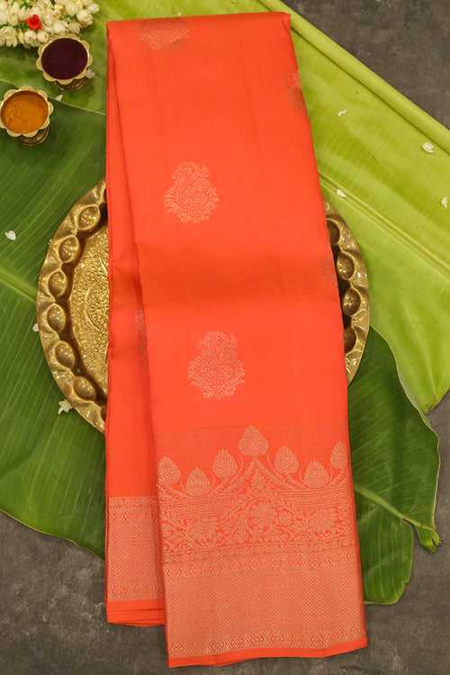 Orange Color Silk Saree