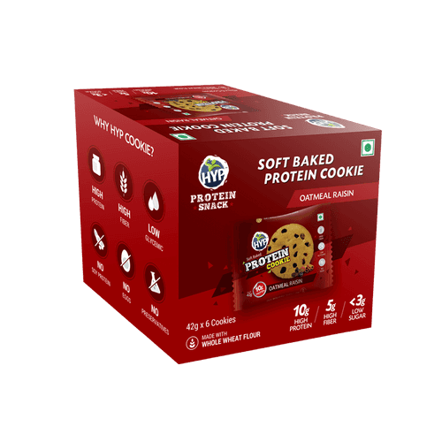 Protein Cookies - Oatmeal Raisin  (Box of 6 Cookies)