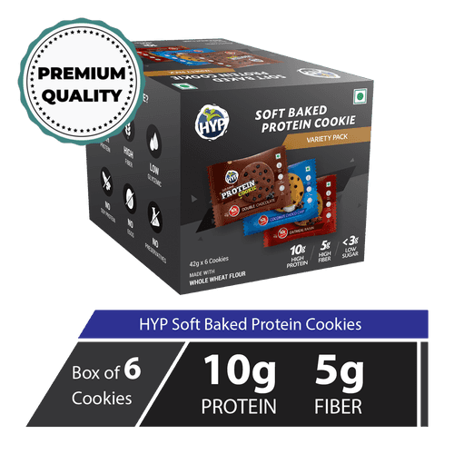 Clearance Sale - Soft Baked Protein Cookies - Variety Pack (Box of 6 Cookies)
