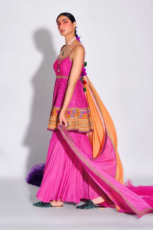 Pink Gharara