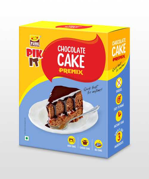 PURE TEMPTATION PIK IT Chocolate Cake Premix (Eggless)