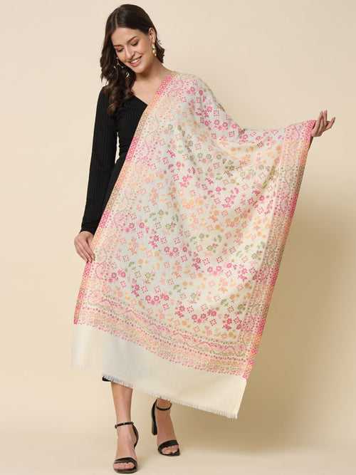 Pashmoda Women's Kaani Woven Design Stole (Size : 71X203 CM)