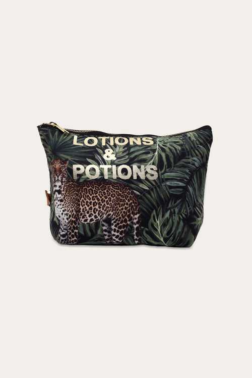 Tropical Jungle Lotions & Potions Cosmetic Pouch