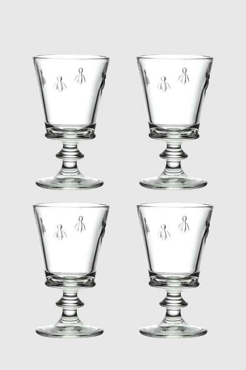 Set Of 4 Wine Glasses Abeille