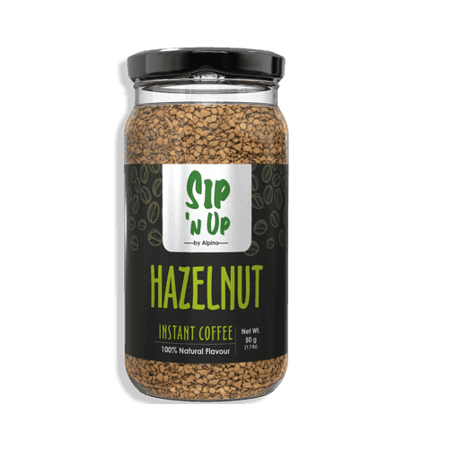 Sip ‘n Up by, Alpino Premium Instant Coffee Hazelnut 50g