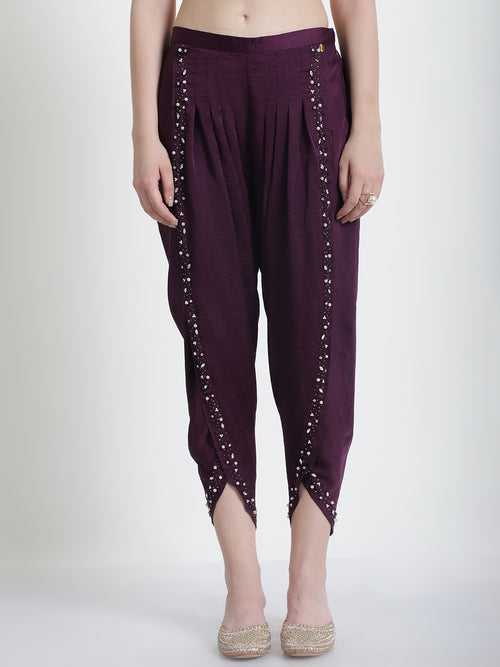 SIENNA PURPLE TULIP PANTS