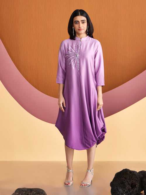 MANOR OMBRE PURPLE DRESS