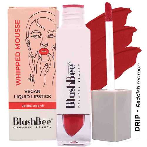 Whipped Mousse Liquid Matte Lipstick with Jojoba oil and Vitamin E - Buy 1 Get 1 Free