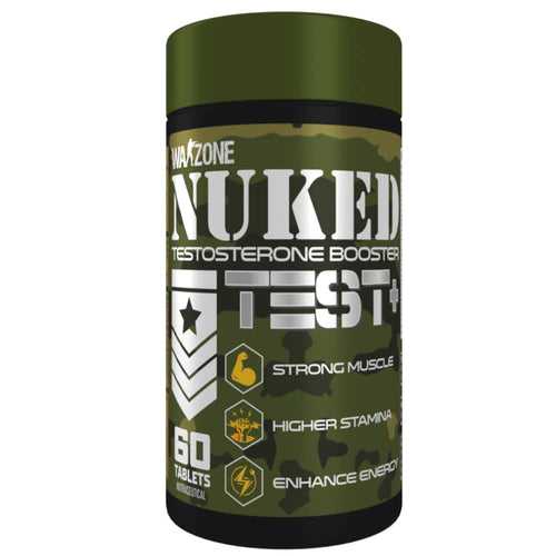 Warzone Nuked Test+ Booster for Men 60 Tablets