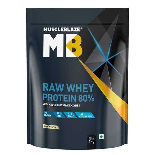 MuscleBlaze Raw Whey Protein 80%