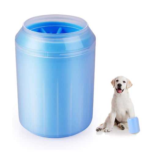 PetVogue Dog Foot Cleaner, Portable Pet Feet Washer Brush Cleaner Cup with Soft Silicone bristles