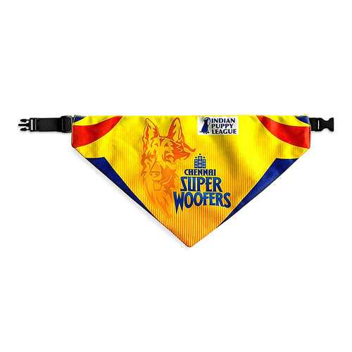 Barkbutler Chennai Super Woofers Dog Bandana