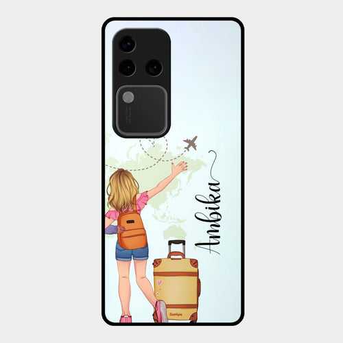 Travel Glossy Metal Case Cover For Vivo