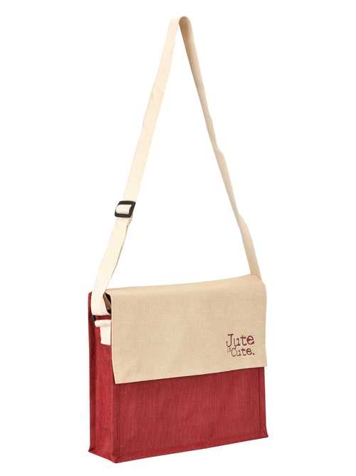 CONFERENCE BAG JUCO FLAP (D-240-MAROON)