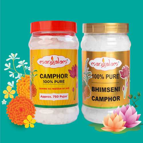 Bhimseni & Tablet Camphor Jar - 500g