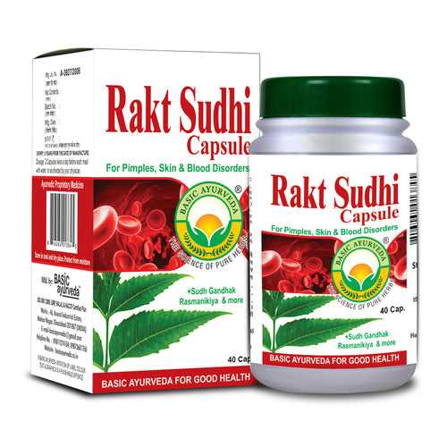 Basic Ayurveda Rakt Sudhi 40 Capsule